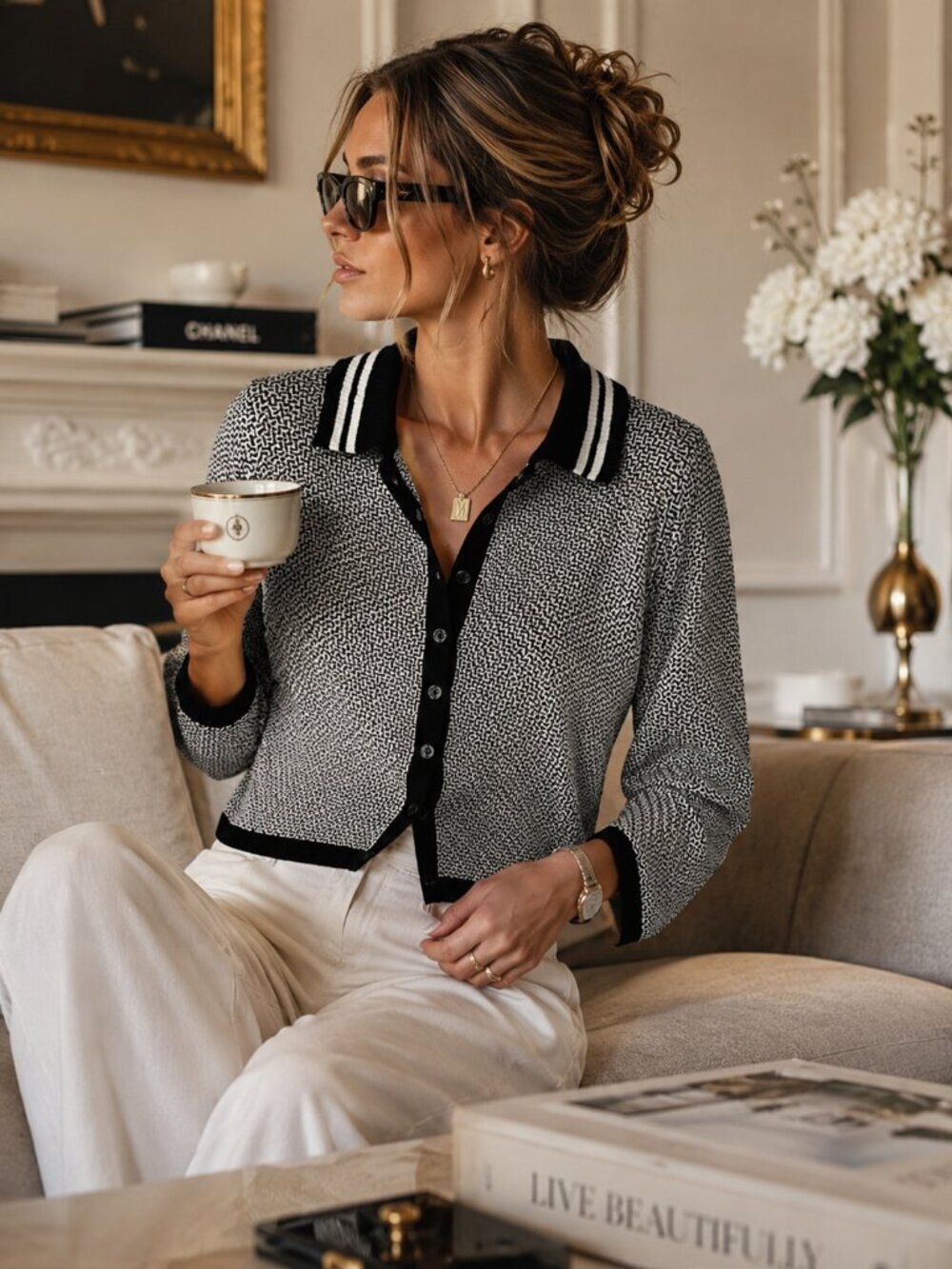 NWT Anthropologie Maeve Sweater Knit Polo Cardigan Sweater, Size 1X $158